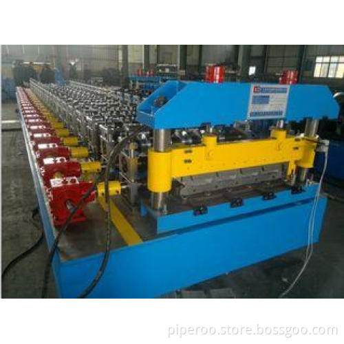 5.5kw Glazed Steel Tile Forming Machine for Steel Structure
